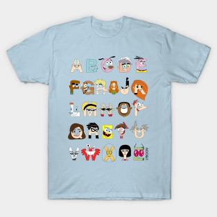 Television T-Shirt - Child of the 00s Alphabet by mbaboon